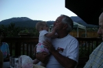 Sasha likes grandpa\'s beard